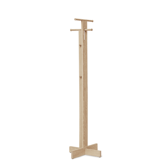 Foyer Coat Stand - Form & Refine Coat + Key Racks - White Oak - HORNE