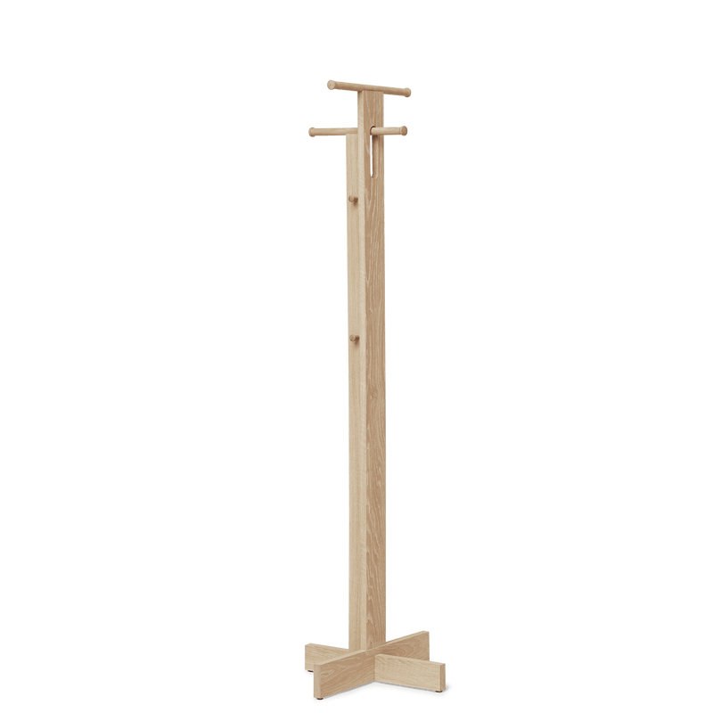 Foyer Coat Stand - Form & Refine Coat + Key Racks - White Oak - HORNE