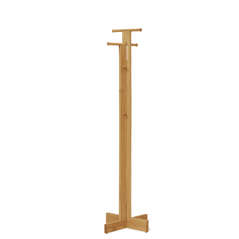 Foyer Coat Stand - Form & Refine Coat + Key Racks - White Oak - HORNE