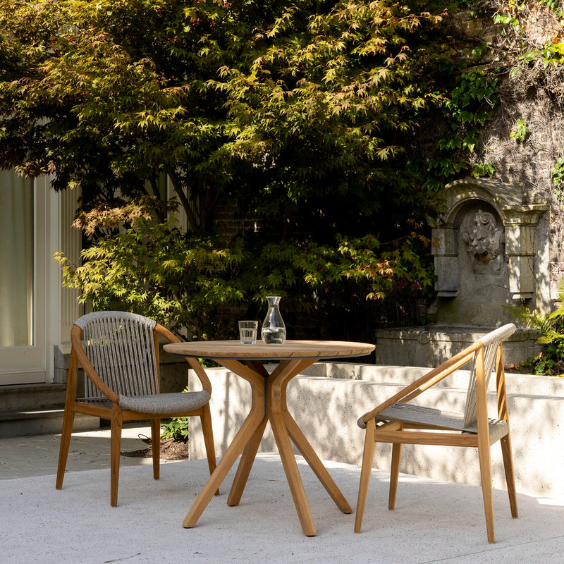 Frida Outdoor Dining Chair - Vincent Sheppard - Outdoor Furniture - Dune White - HORNE