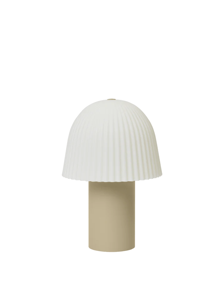 Frill Portable Lamp - Ferm Living Lighting - Rose/White - HORNE