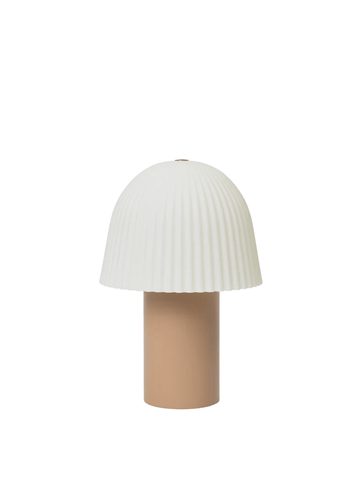 Frill Portable Lamp - Ferm Living Lighting - Rose/White - HORNE