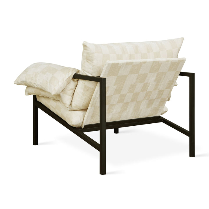 Fulton Lounge Chair - Gus* Modern - Chairs - Rosslyn Argent - HORNE