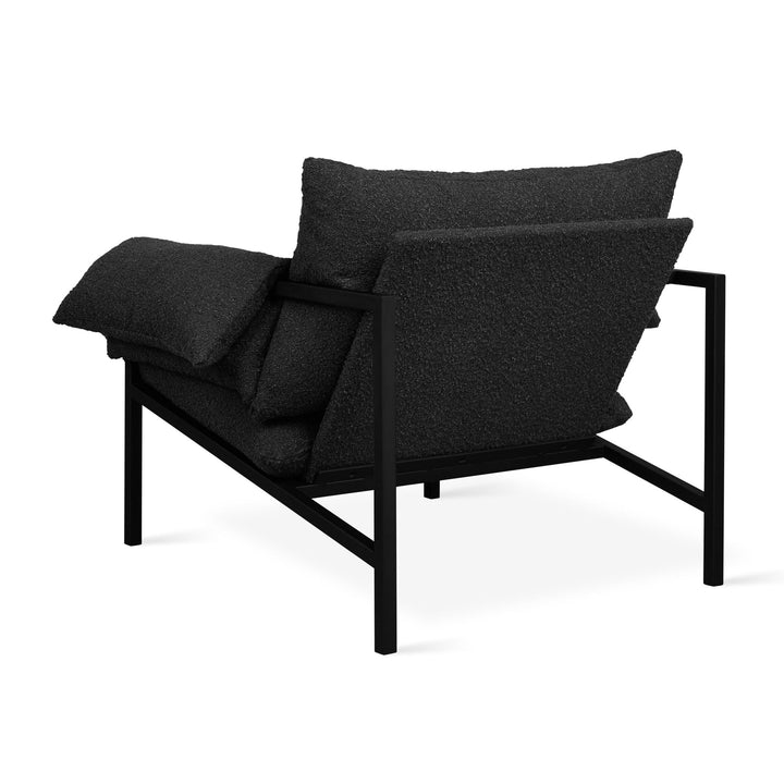 Fulton Lounge Chair - Gus* Modern - Chairs - Rosslyn Argent - HORNE