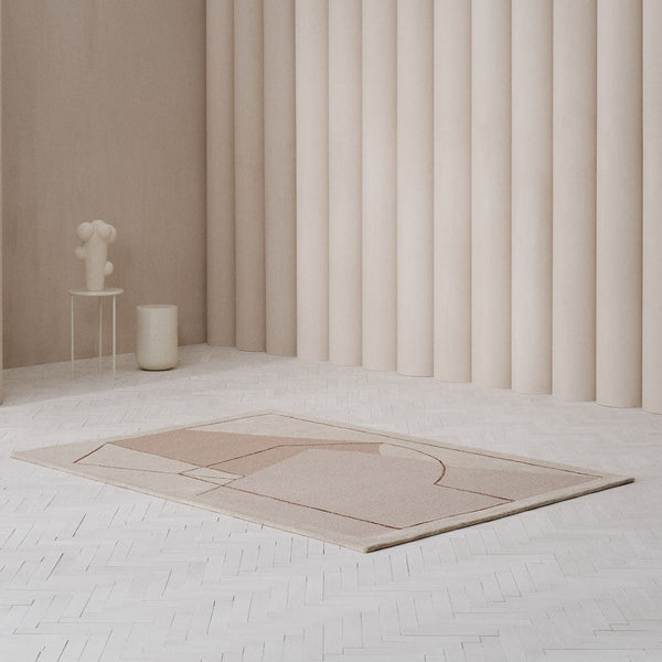 Furbo rug in Rose 200x300 (6.6' x 9.8')