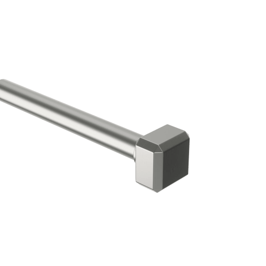 Geo Pinpoint Curtain Rod - Umbra Bath - Nickel-Steel - HORNE