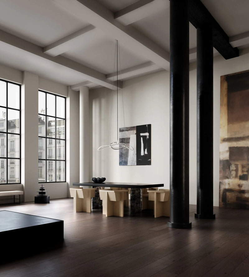 Ghost Chandelier - 101 Copenhagen Lighting - Big - Burned Black - HORNE