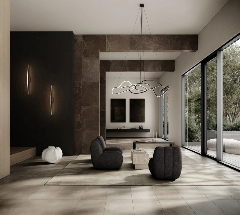 Ghost Chandelier - 101 Copenhagen Lighting - Big - Burned Black - HORNE