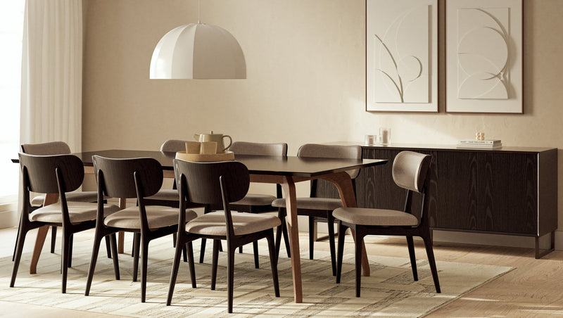 Giane Dining Table - Urbia Tables - Black Nogal - Small - HORNE