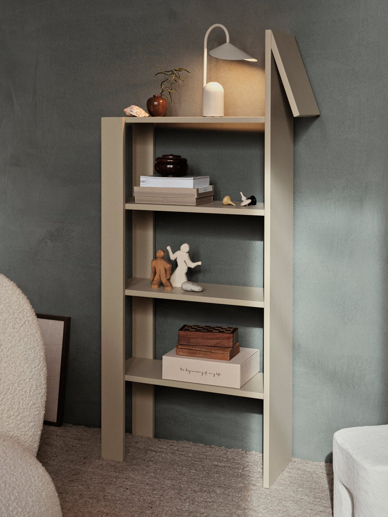 Giraffe Bookcase - Ferm Living Shelving - Poppy Red - HORNE
