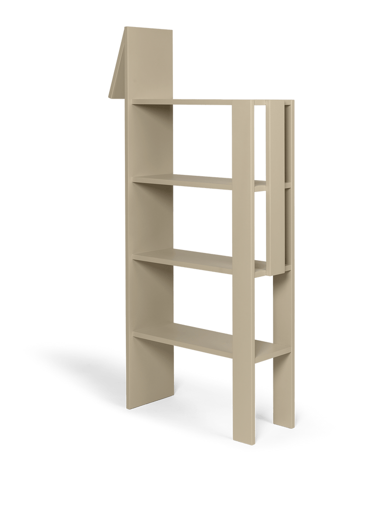 Giraffe Bookcase - Ferm Living Shelving - Poppy Red - HORNE