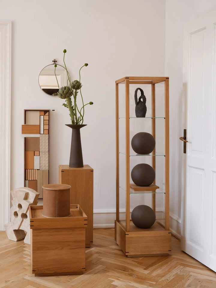 Globe Sculpture - Kristina Dam Art + Objects - Medium - Dark Brown - HORNE