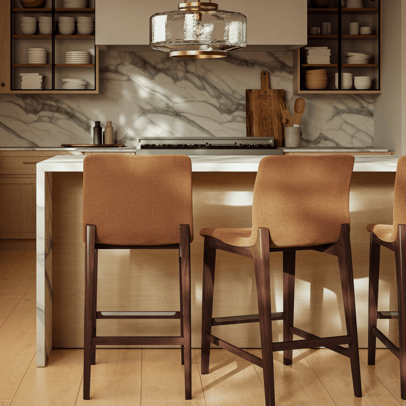 Godan Counter Stool - Urbia Chairs - Harvest Natural Domasco - HORNE