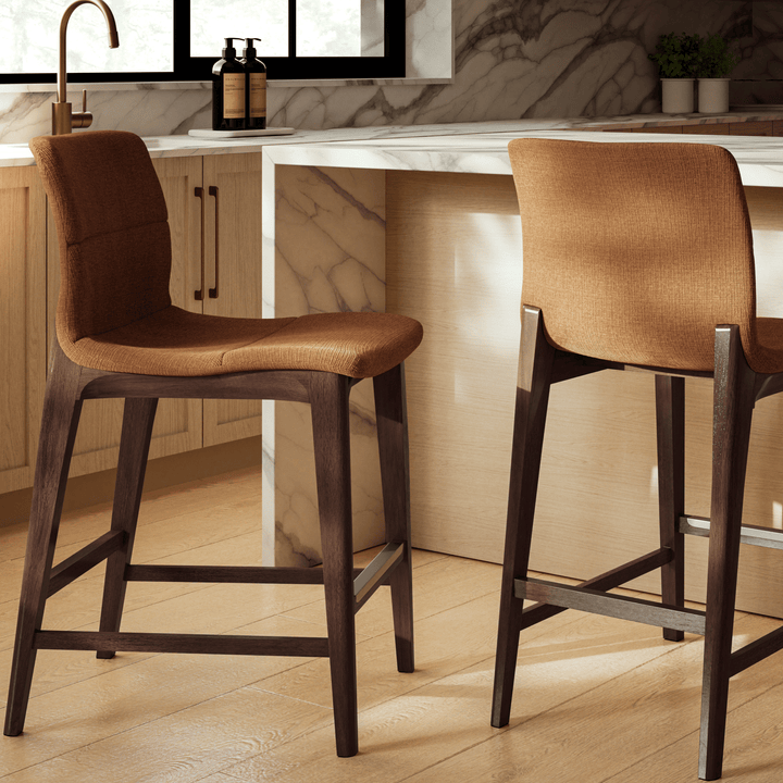 Godan Counter Stool - Urbia Chairs - Jackpot Terracotta Nogal - HORNE