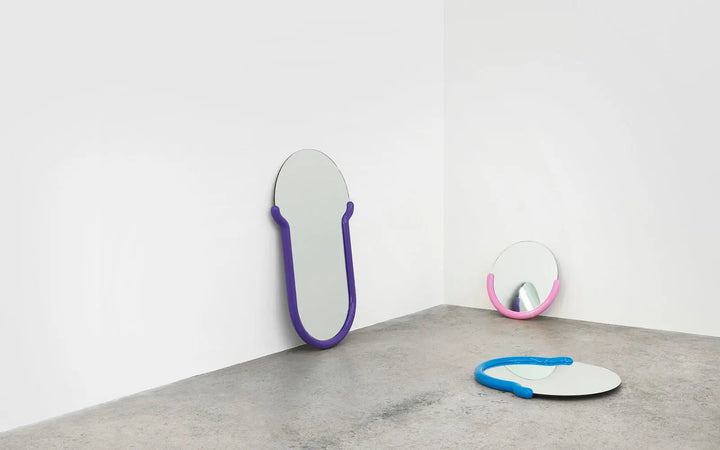 Greg Bogin Mirror - Normann Copenhagen Mirrors - Bogin Mirror Medium - Blue - HORNE