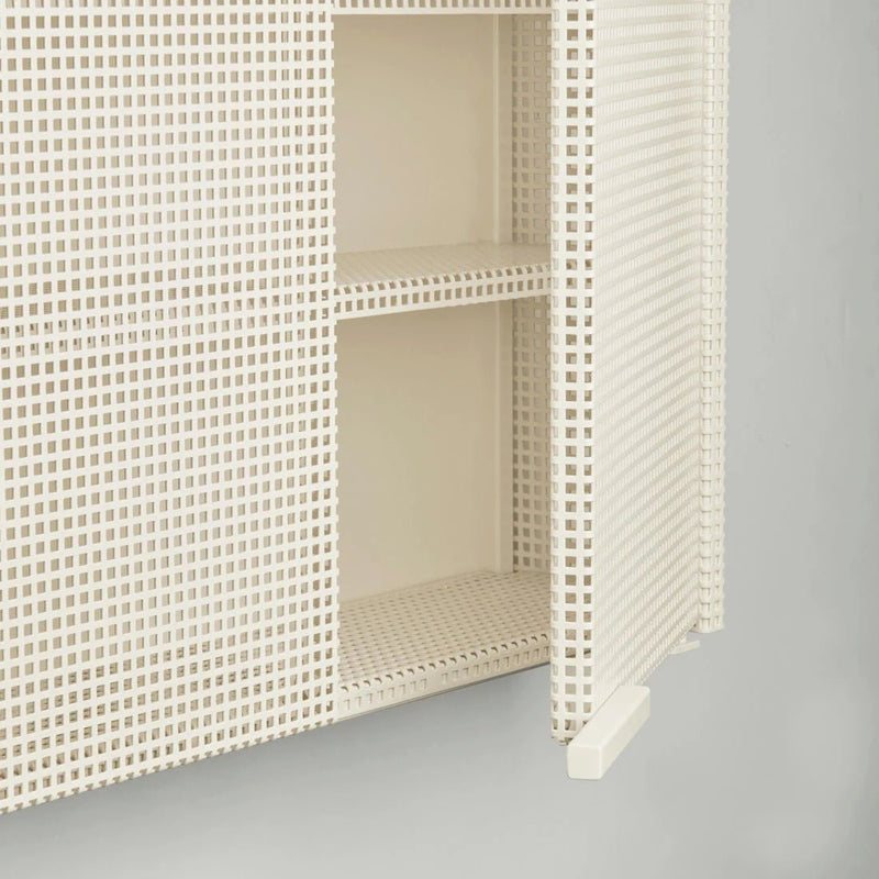 Grid Wall Cabinet - Kristina Dam Sideboards + Cabinets - Beige - HORNE