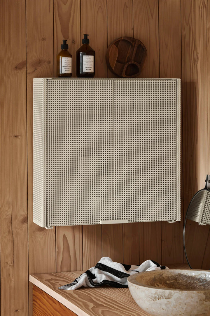 Grid Wall Cabinet - Kristina Dam Sideboards + Cabinets - Black - HORNE