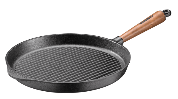 Grill Pan with Walnut Handle - 11" - SKEPPSHULT - Cookware - HORNE