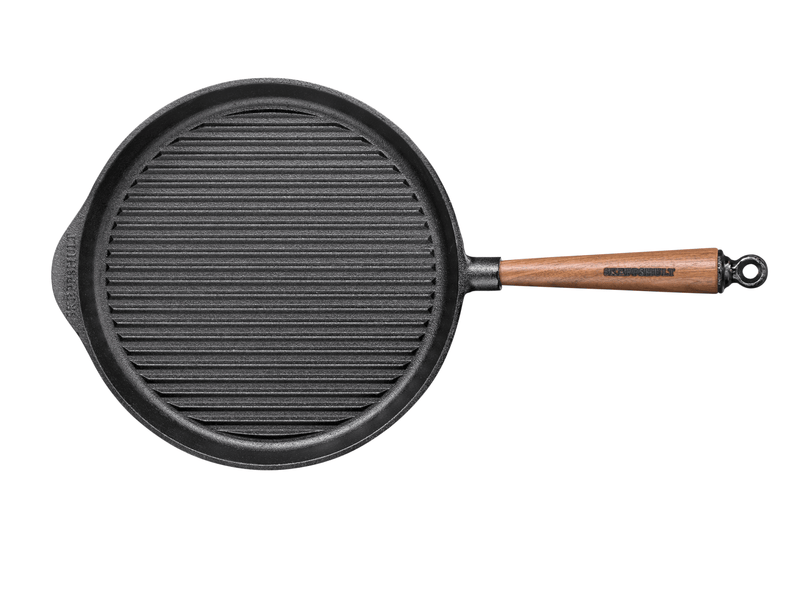 Grill Pan with Walnut Handle - 11