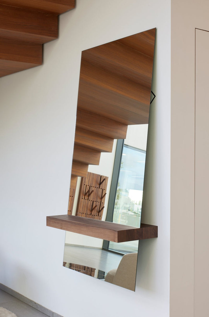 Guillotine Mirror - Per/Use Mirrors - Rectangular - Oak Natural Oiled - HORNE