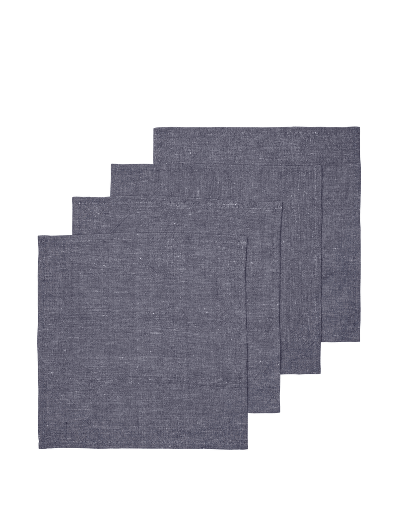 Hale Napkins - Set of 4 - Ferm Living Kitchen + Table Linens - Chestnut - HORNE