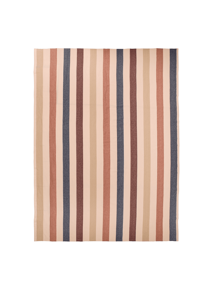 Hale Tablecloth - Ferm Living Kitchen & Dining - Cashmere/Mocha/Indigo Blue - HORNE