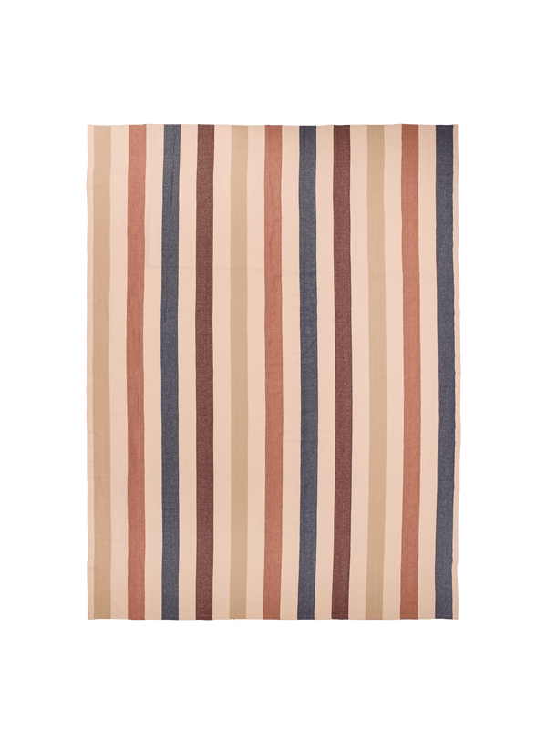 Hale Tablecloth - Ferm Living Kitchen & Dining - Cashmere/Mocha/Indigo Blue - HORNE