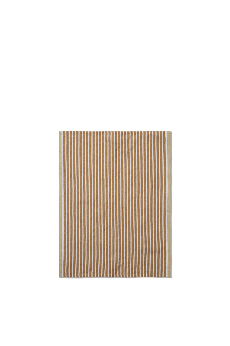 Hale Tea Towel - Ferm Living Kitchen & Dining - Sand/Black - HORNE