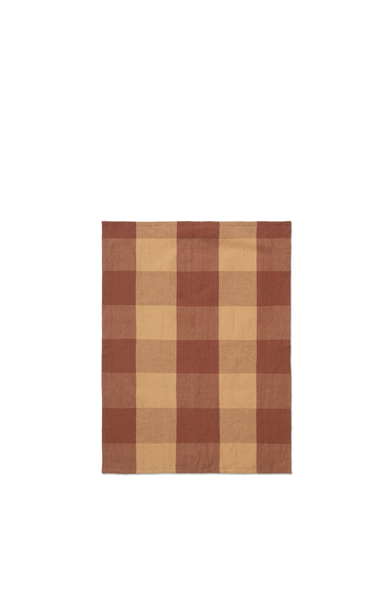 Hale Tea Towel - Ferm Living Kitchen & Dining - Sand/Black - HORNE