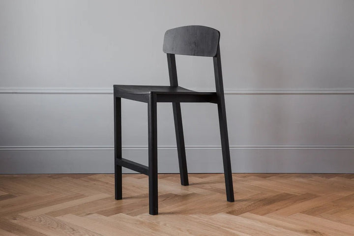 Halikko Bar Chair - Made By Choice Chairs - 29in - Black - HORNE