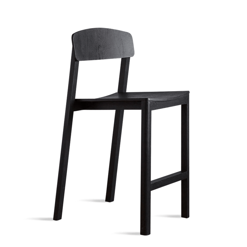 Halikko Bar Chair - Made By Choice Chairs - 25in - Black - HORNE