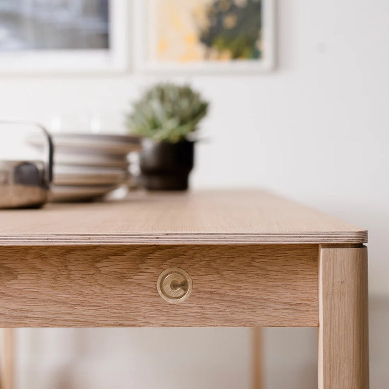 Halikko Dining Table - Made By Choice Desks - 25 × 25in - HORNE