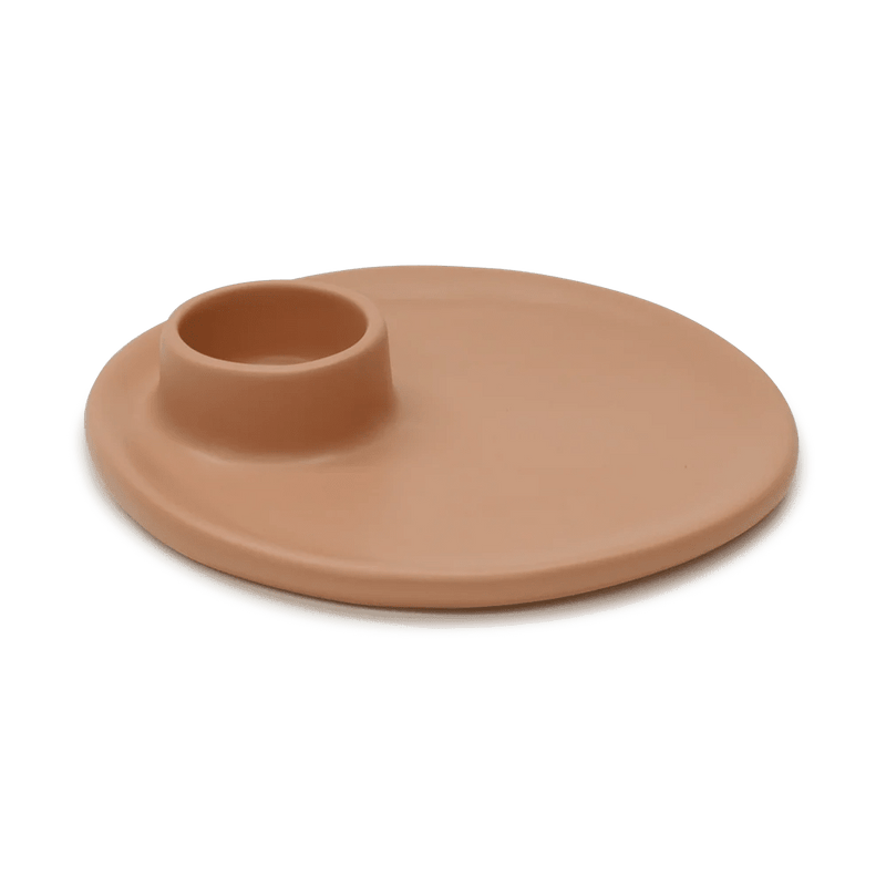 Halo Plate With Bowl - Tina Frey Serveware - Small - Black - HORNE