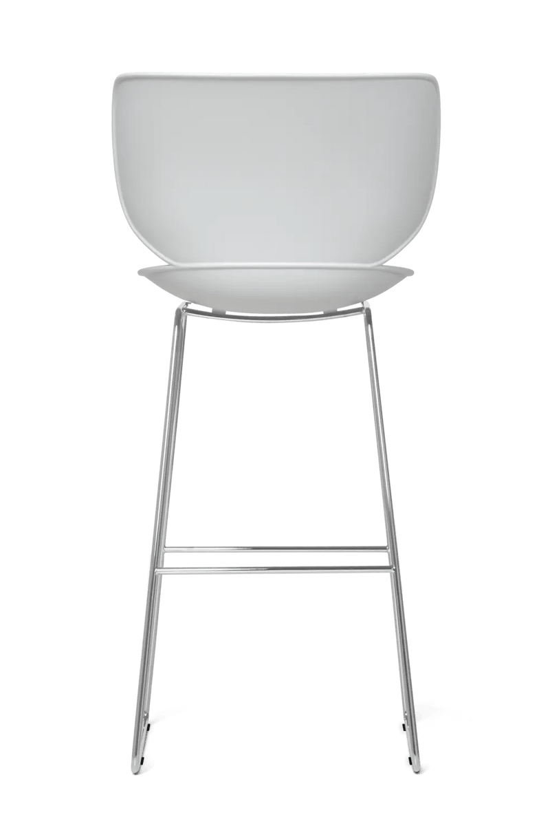 Hana Bar Stool Un - Upholstered Set of 2 - Moooi Stools + Benches + Ottomans - Black - Black - High - HORNE