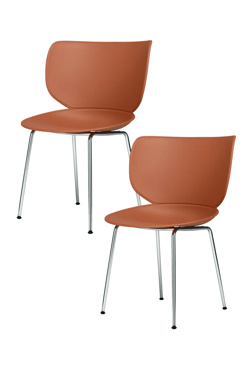 Hana Chairs Un - Upholstered Set of 4 - Moooi Chairs - Black - Black - NON - STACKABLE - HORNE