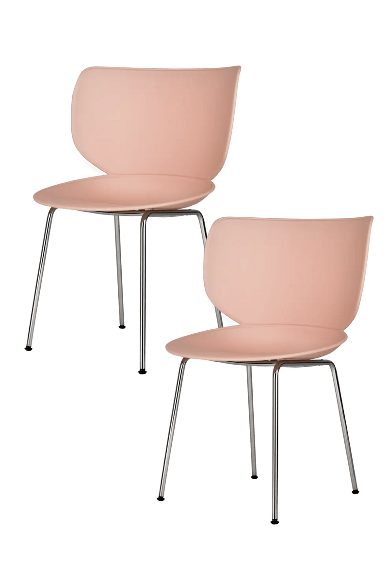 Hana Chairs Un - Upholstered Set of 4 - Moooi Chairs - Black - Black - NON - STACKABLE - HORNE