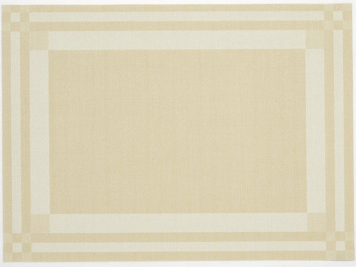 Handkerchief Rectangular Placemat - Set of 4 - Chilewich - Kitchen + Table Linens - Wheat - HORNE