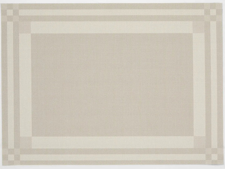 Handkerchief Rectangular Placemat - Set of 4 - Chilewich - Kitchen + Table Linens - Flax - HORNE