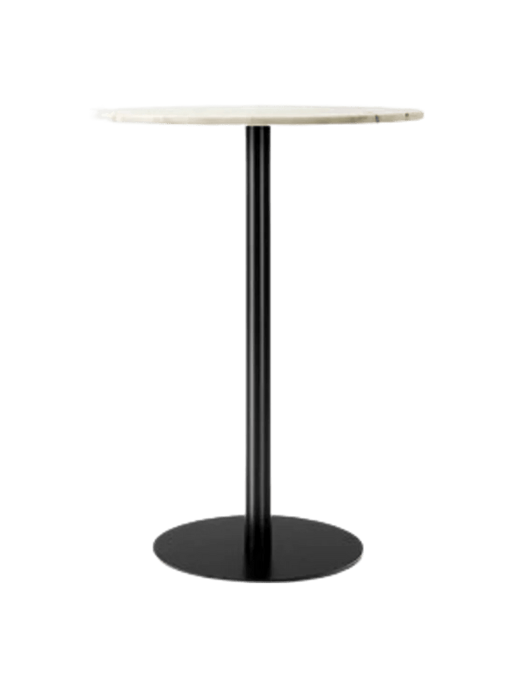 Harbour Column Bar Table - Audo Copenhagen Tables + Desks - Round base - Ø: 31.5 in - Estremoz Marble - HORNE
