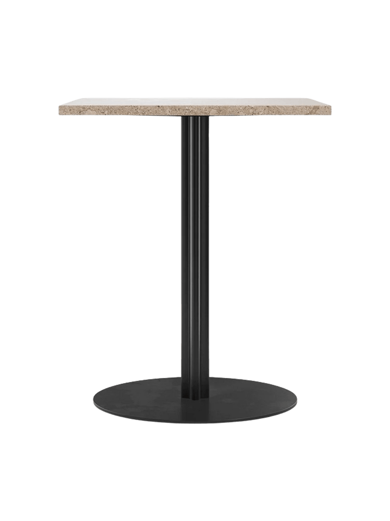 Harbour Column Dining Table - Audo Copenhagen Tables + Desks - Star base - Ø: 23.6 in - Black Oak - HORNE