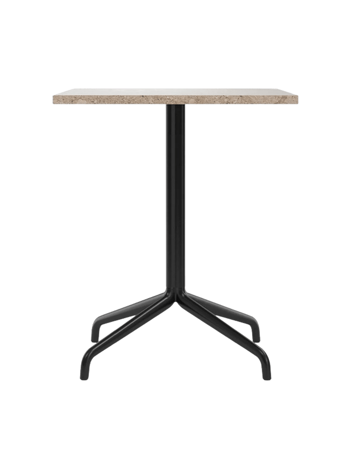 Harbour Column Dining Table - Audo Copenhagen Tables + Desks - Star base - 27.6 × 23.6 in - Kunis Breccia - HORNE