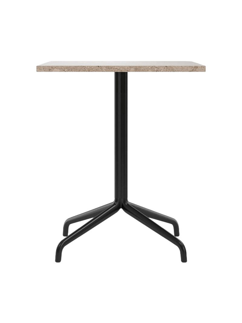 Harbour Column Dining Table - Audo Copenhagen Tables + Desks - Star base - Ø: 23.6 in - Black Oak - HORNE