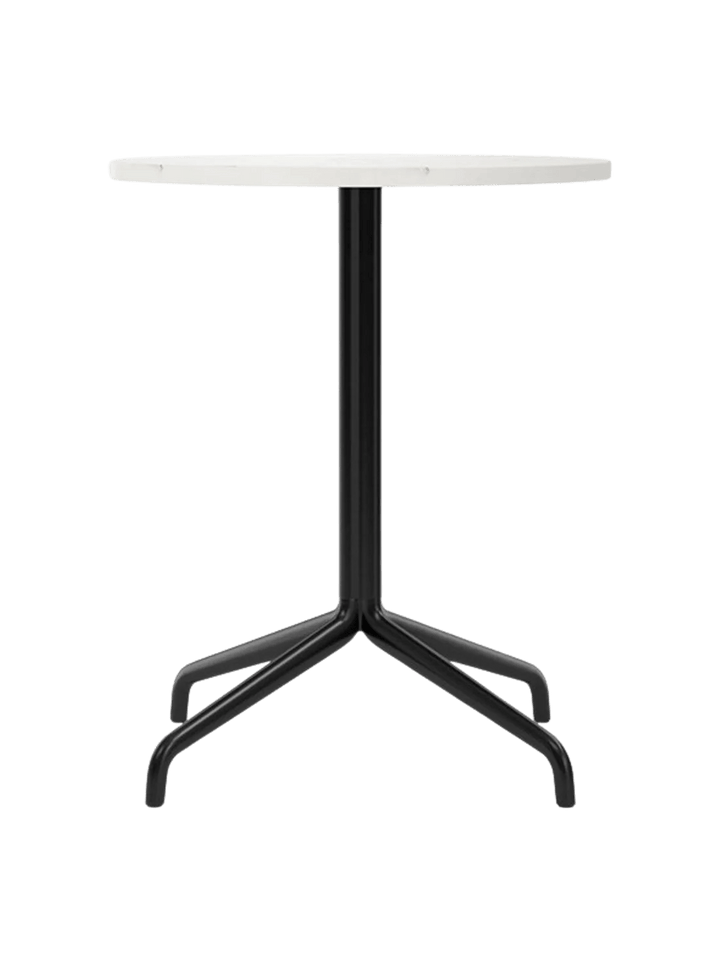 Harbour Column Dining Table - Audo Copenhagen Tables + Desks - Star base - Ø: 23.6 in - Estremoz Marble - HORNE