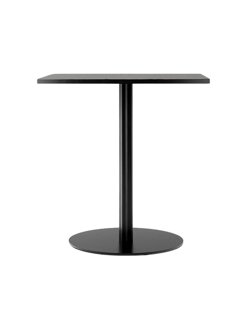 Harbour Column Dining Table - Audo Copenhagen Tables + Desks - Star base - Ø: 23.6 in - Black Oak - HORNE