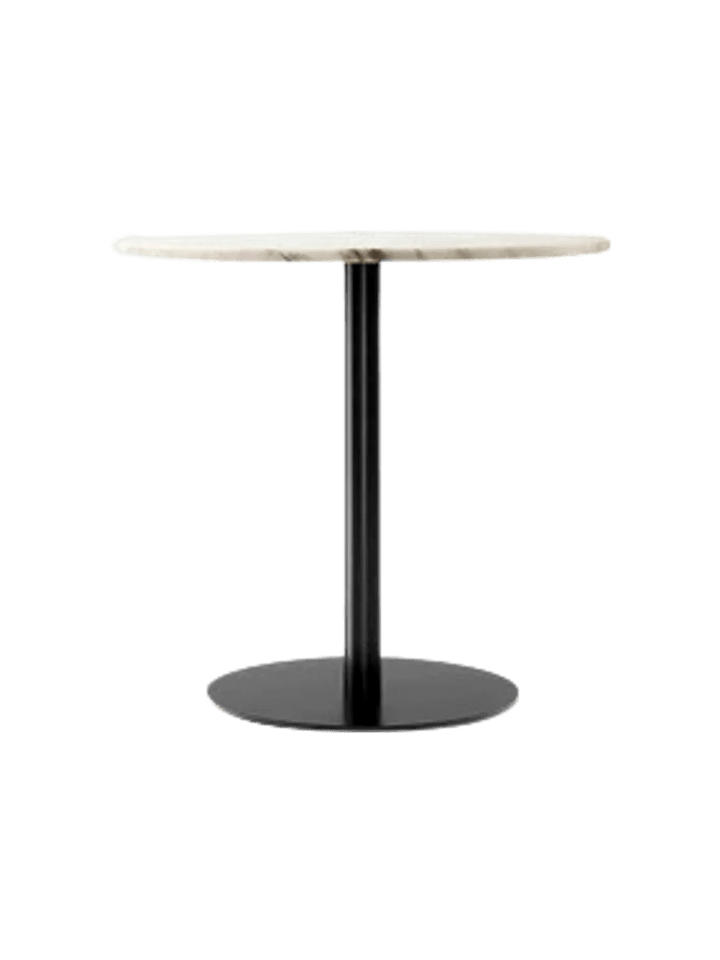 Harbour Column Dining Table - Audo Copenhagen Tables + Desks - Round - Ø: 31.5 in - Estremoz Marble - HORNE