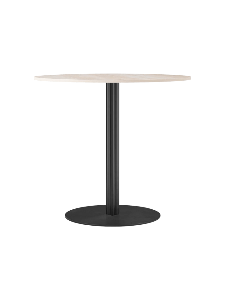 Harbour Column Dining Table - Audo Copenhagen Tables + Desks - Round - Ø: 31.5 in - Ceramic Sand - HORNE