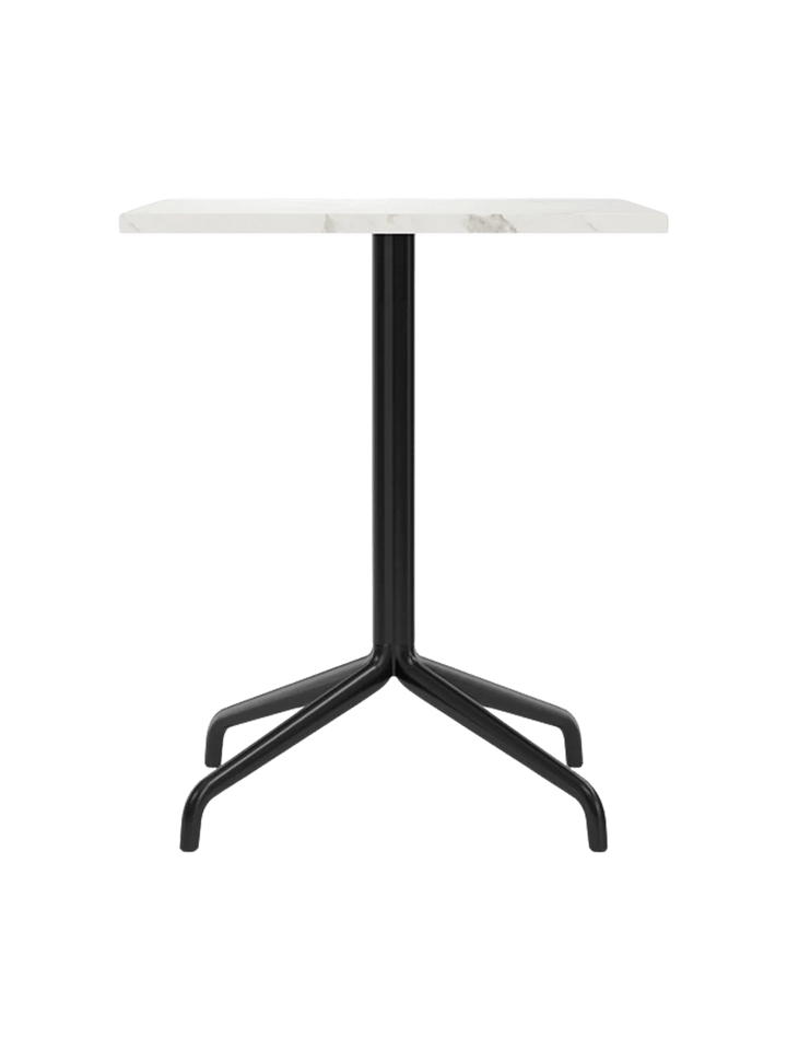 Harbour Column Dining Table - Audo Copenhagen Tables + Desks - Star base - 27.6 × 23.6 in - Estremoz Marble - HORNE