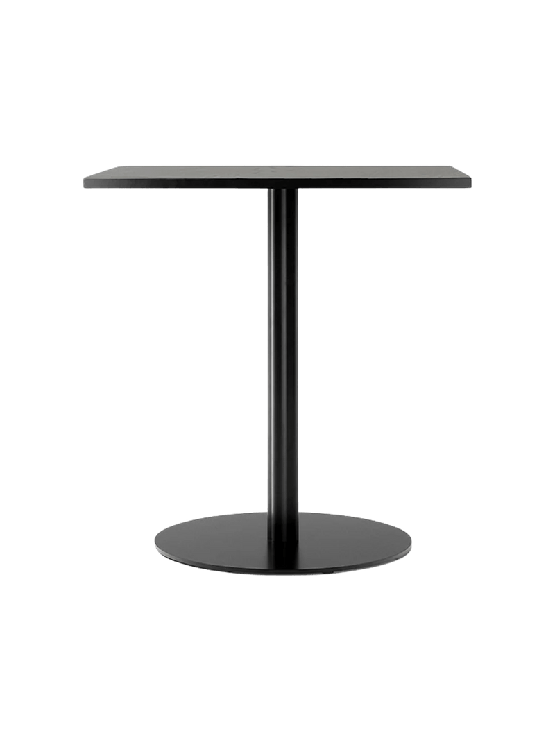 Harbour Column Dining Table - Audo Copenhagen Tables + Desks - Star base - Ø: 23.6 in - Black Oak - HORNE