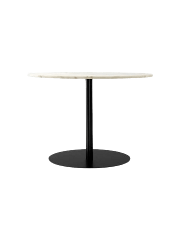 Harbour Column Dining Table - Audo Copenhagen Tables + Desks - Round - Ø: 41.3 in - Estremoz Marble - HORNE