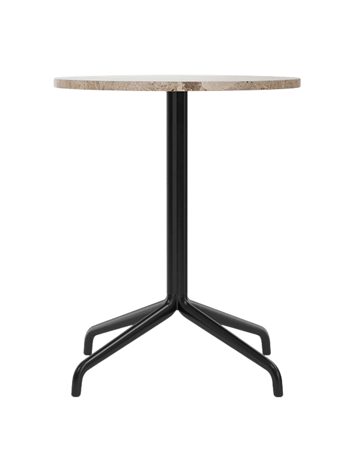 Harbour Column Dining Table - Audo Copenhagen Tables + Desks - Star base - Ø: 23.6 in - Kunis Breccia - HORNE